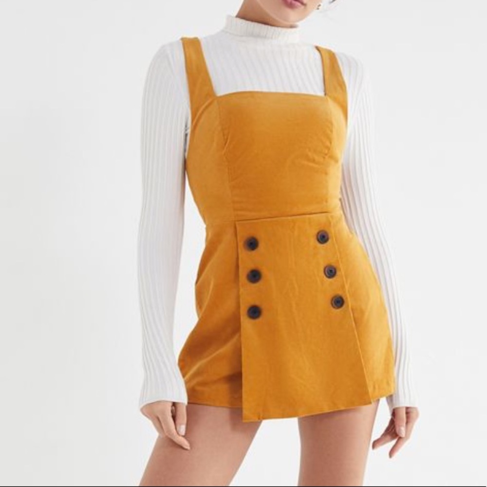 urban outfitters yellow romper